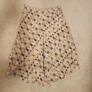 White House Black Market tiered skirt, size 4